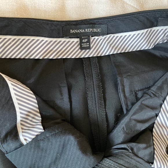 Banana Republic black dress pants, 4P - Picture 3 of 6